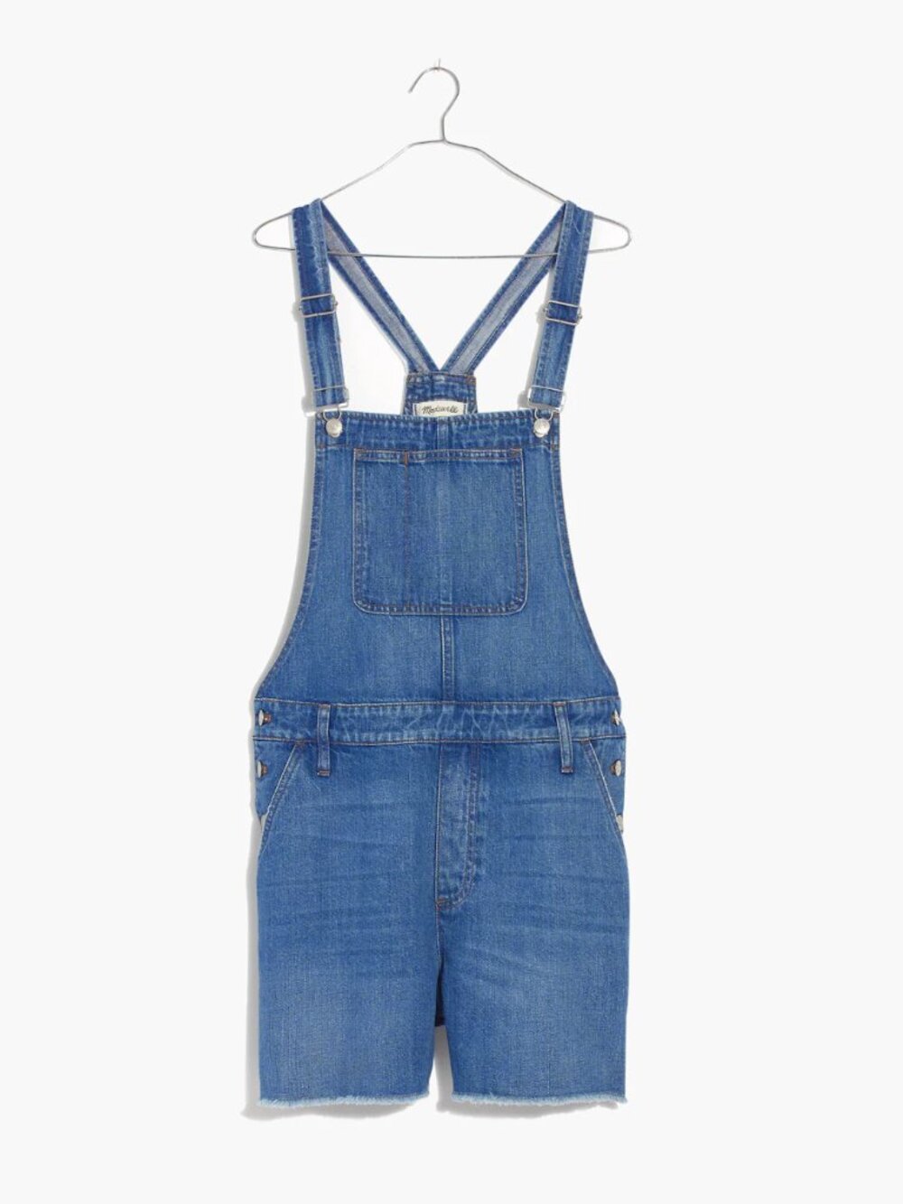Madewell Adirondack Short Overalls in Denville Wash Sz M